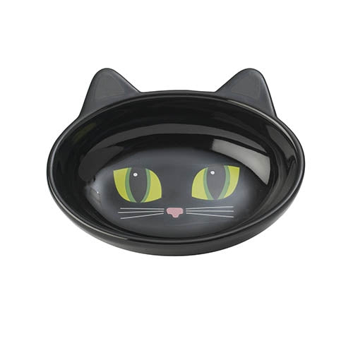 Frisky Kitty 5.5″ Oval Black