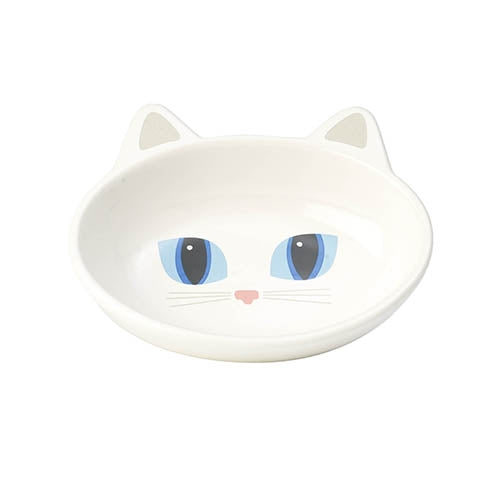 Frisky Kitty 5.5″ Oval White