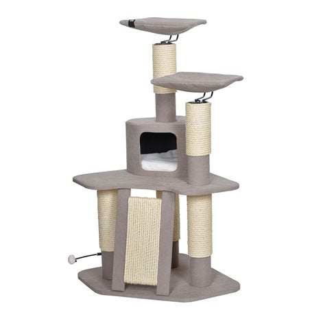 Cat Tree Nagano Brown 66x66x134cm