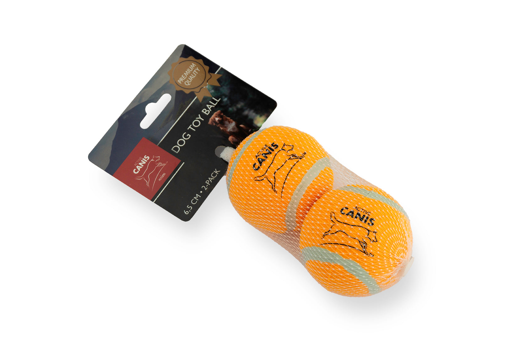 Active Canis Tennisball 6,5cm, 2 pcs Orange