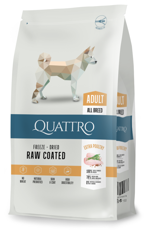 Quattro All Breed with Poultry, Adult 12kg