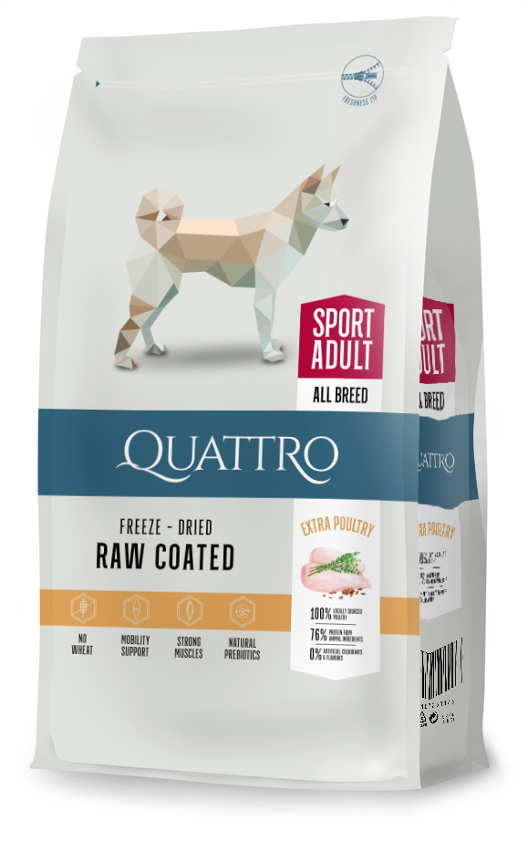 Quattro All Breed Active Adult 12kg