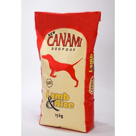 Foder Canami Lamb & Rice röd 15kg