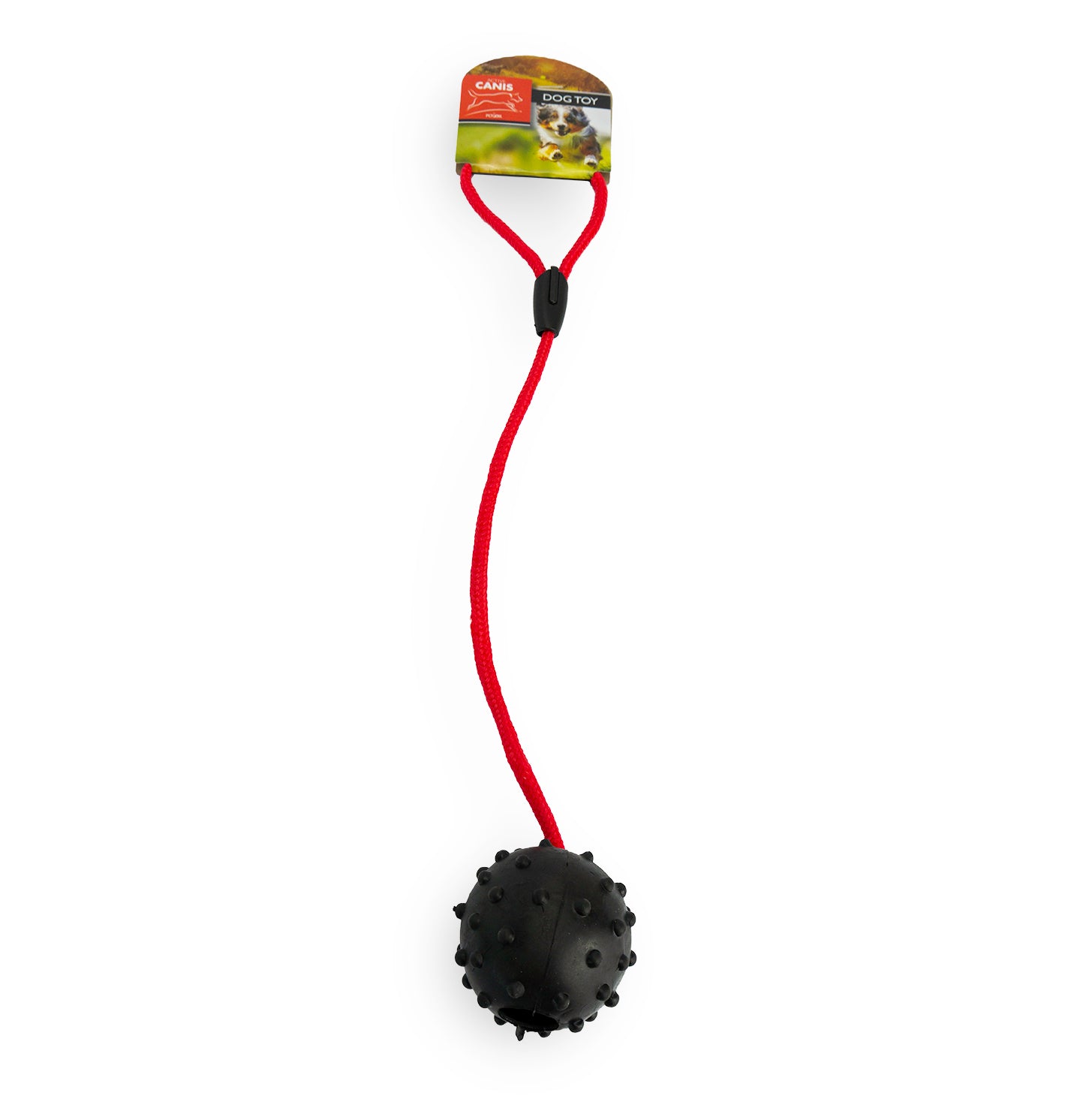 Active Canis Ball with rope Black