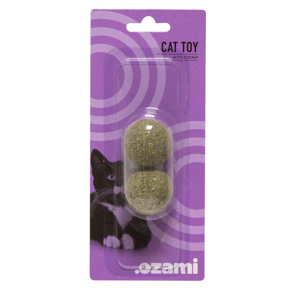 Kattleksak Catnip Boll 2st 3.5cm