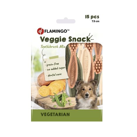 Godis veggiesnacks tandborste 15/fp 7,5cm