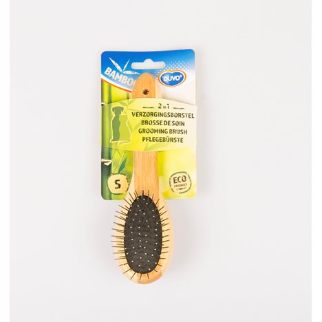 Bamboo 2-In-1 Grooming Brush