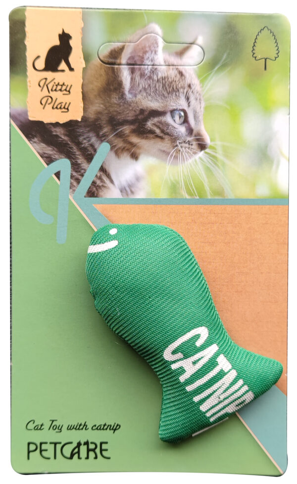 Petcare Kitty Play Green Catnip Fish