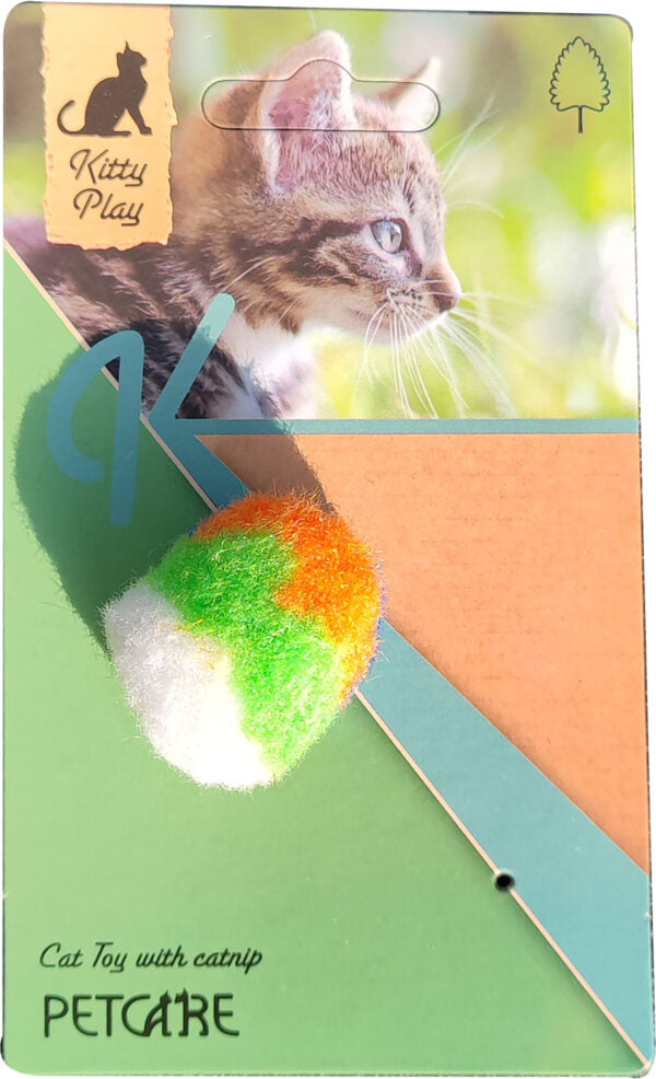 Petcare Kitty Play Fluffy Color Ball 4 cm