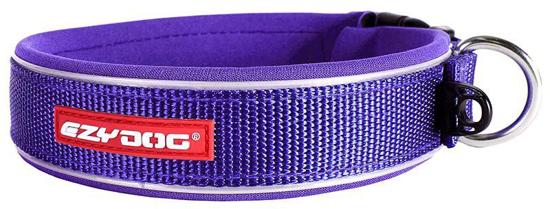 Ezydog Halsband Neopren Reflex Lila