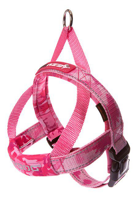 Ezydog Sele Quickfit Neopren Rosa Camo 'Justerbar'