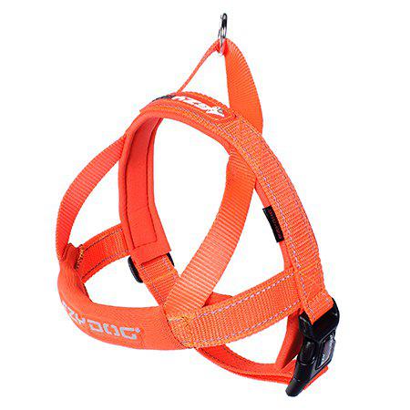 Ezydog Sele Quickfit Neopren Orange 'Justerbar'