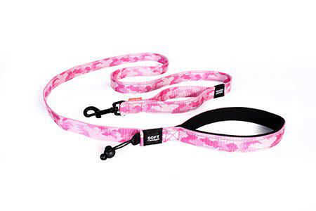 Ezydog Koppel Soft Trainer Rosa Camo 25mmX181cm Traffic Control