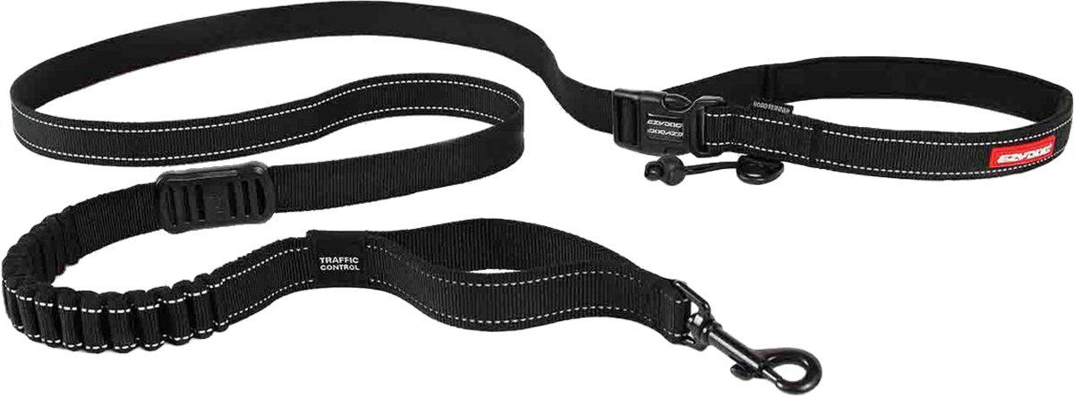 Ezydog Koppel Road Runner Svart 210cm Reflex Zero Shock