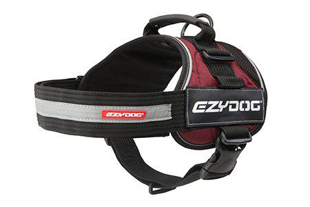 Ezydog Sele Convertharness Reflex Röd XXS 38-43cm 'Justerbar'