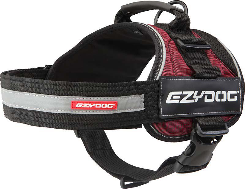 Ezydog Sele Convertharness Reflex Röd XL 80-110cm 'Justerbar'