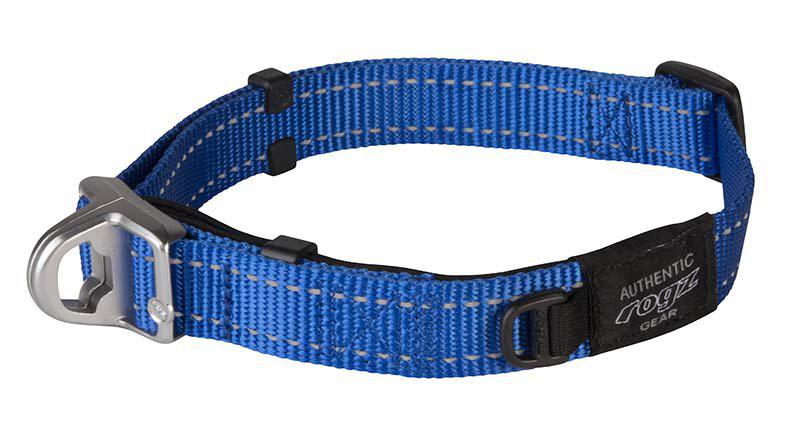 Rogz Safety Halsband Utility Blå 20mm 33-48cm