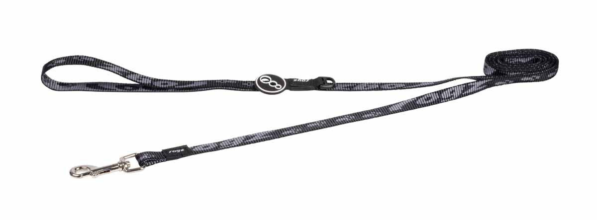 Rogz Alpinist Classic Koppel Svart 11mm 180cm