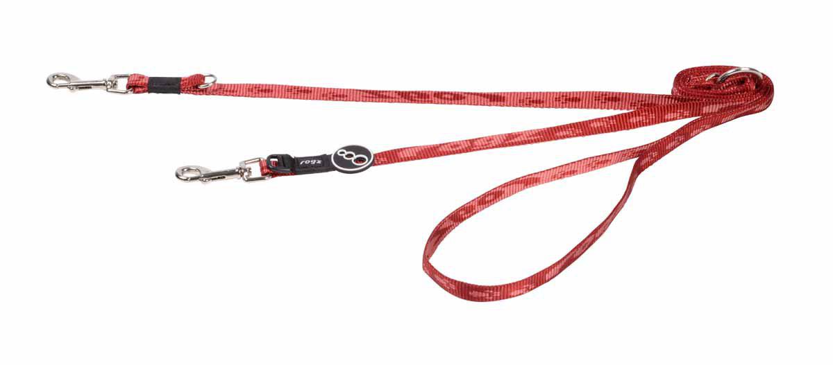 Rogz Alpinist Multikoppel Röd 11mm 200cm