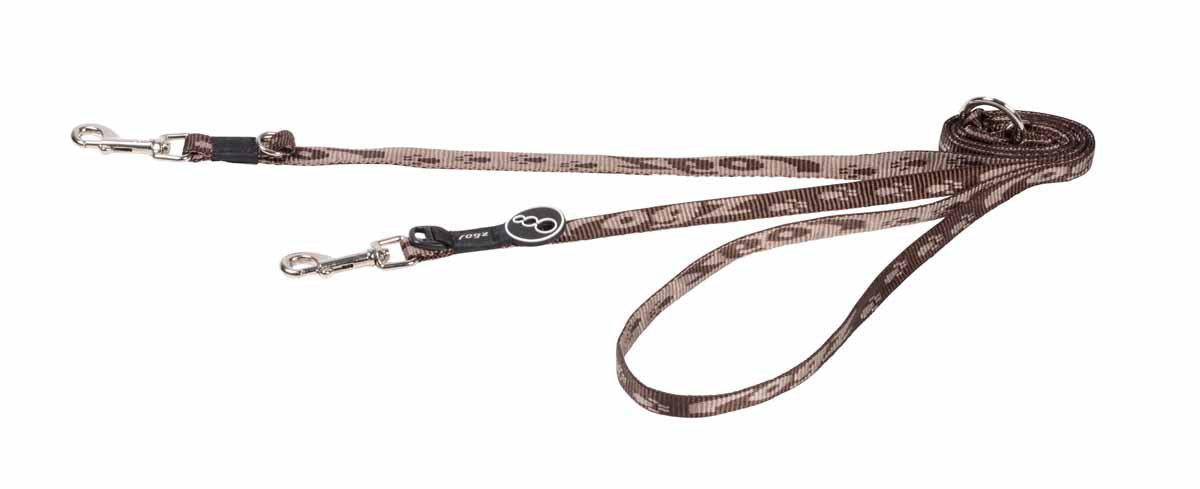 Rogz Alpinist Multikoppel Brun 11mm 200cm