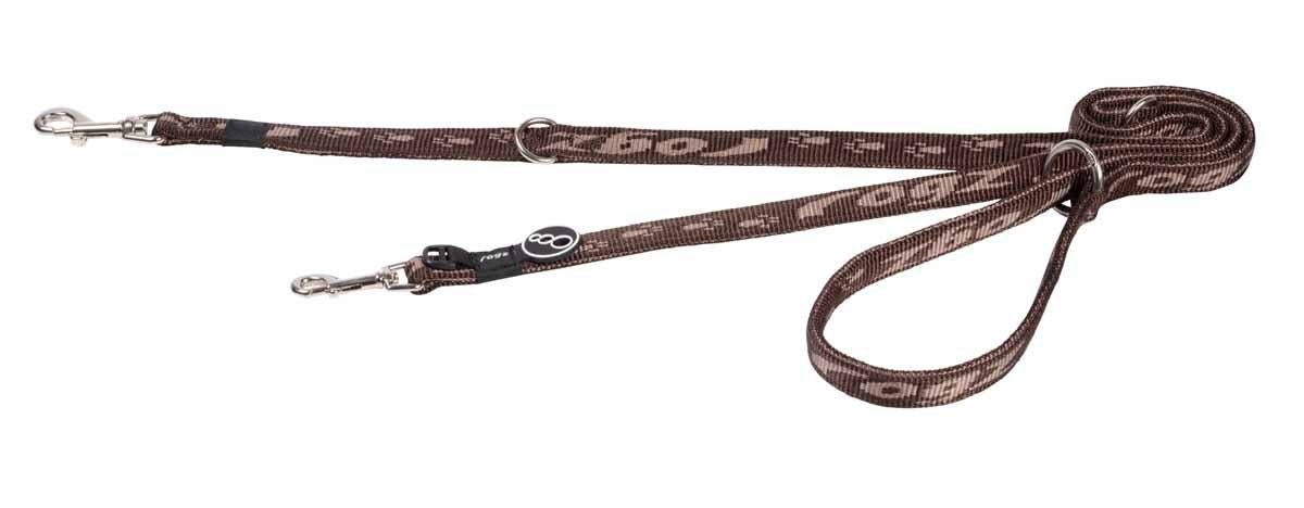 Rogz Alpinist Multikoppel Brun 16mm 180cm