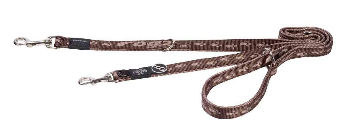 Rogz Alpinist Multikoppel Brun 20mm 180cm