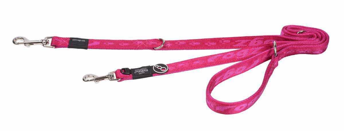 Rogz Alpinist Multikoppel Rosa 20mm 180cm