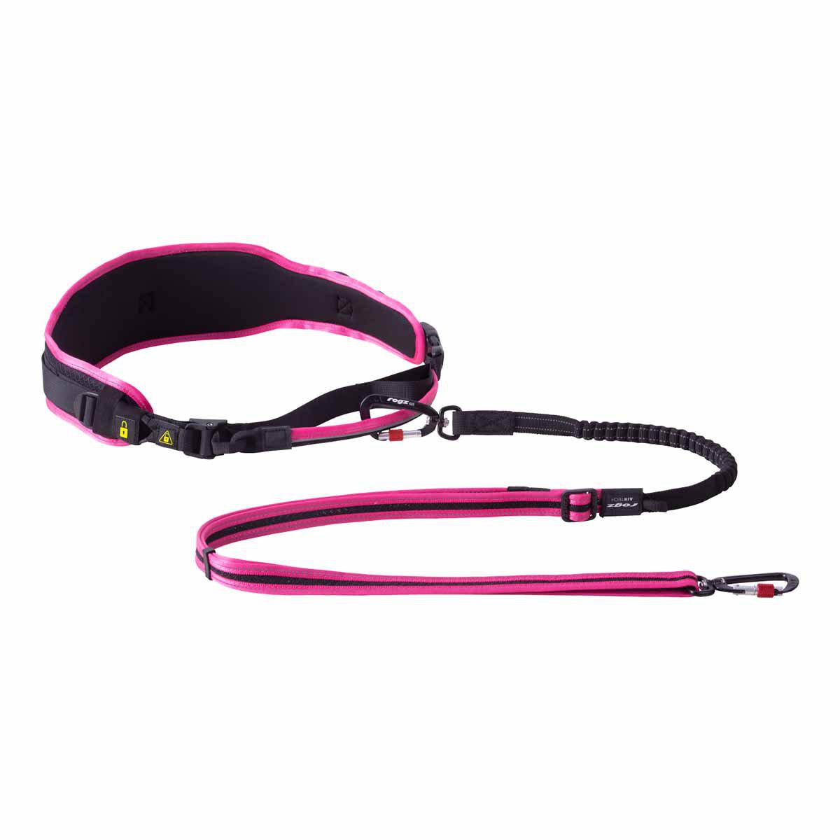 Rogz airtech sport bälte och koppel l/xl rosa 39-64kg