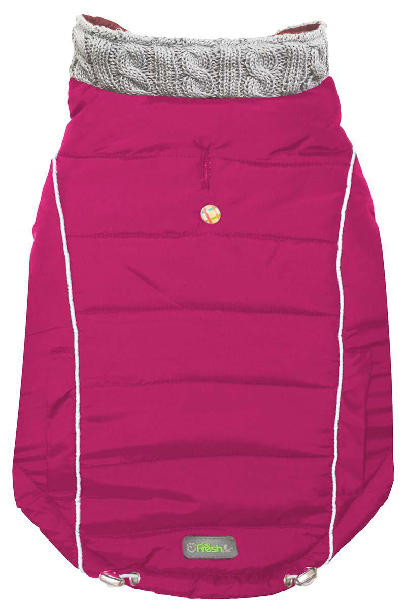 Go Fresh Pet Combo Knit Jacket Berry