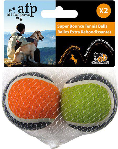 Afp Hundleksak Outdoor Super Bounce Tennisboll 2st 6,4 cm