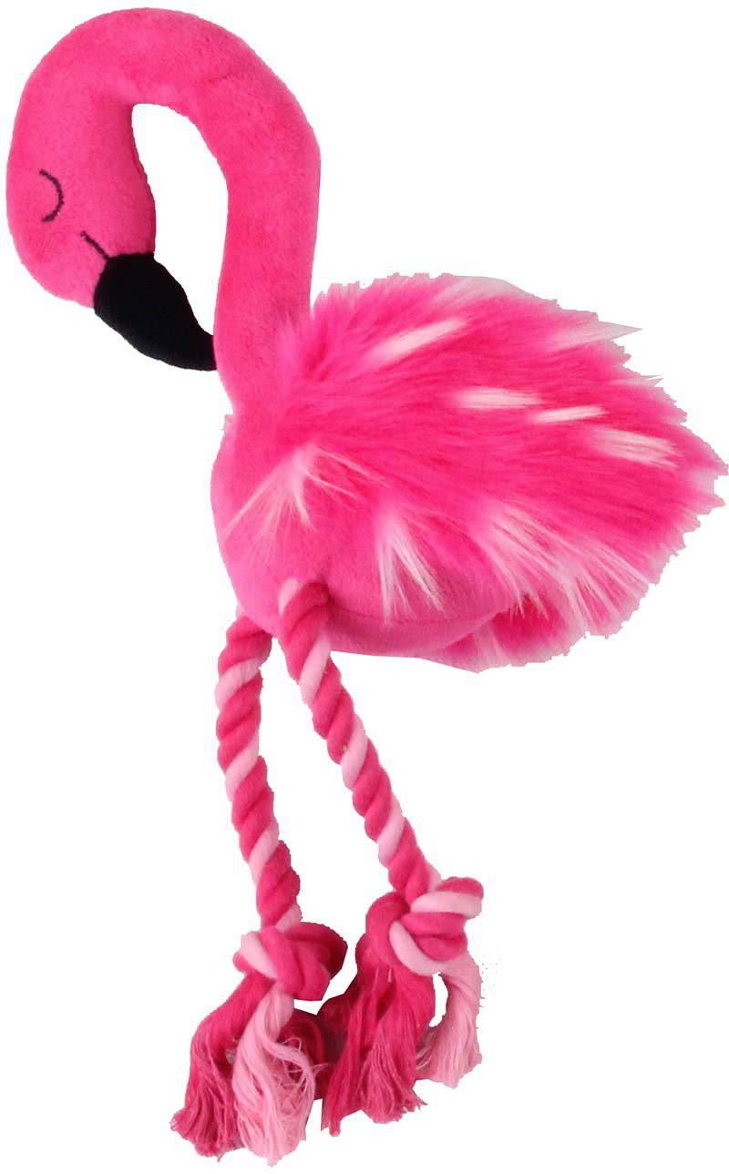 Hundleksak Flamingo 30x15x9 cm