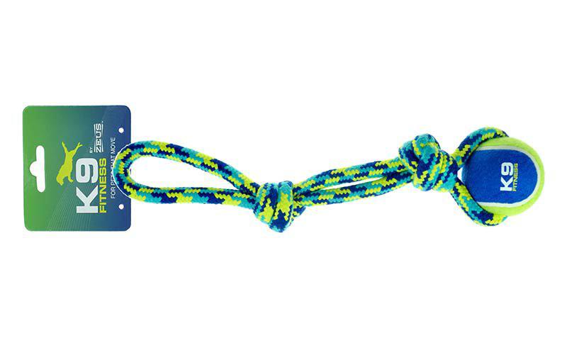 ZS K9 Rope Tug With Tennisball 43cm