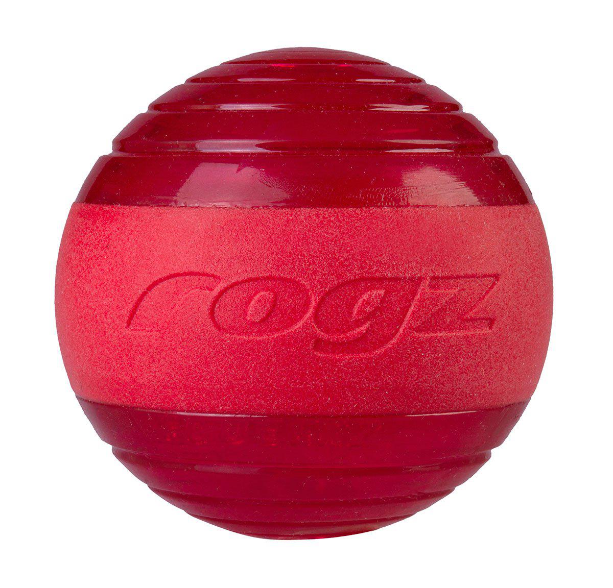 Rogz Squeekz Ball Röd 6,4cm