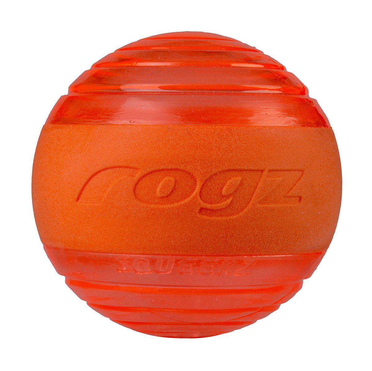 Rogz Squeekz Ball Orange 6,4cm