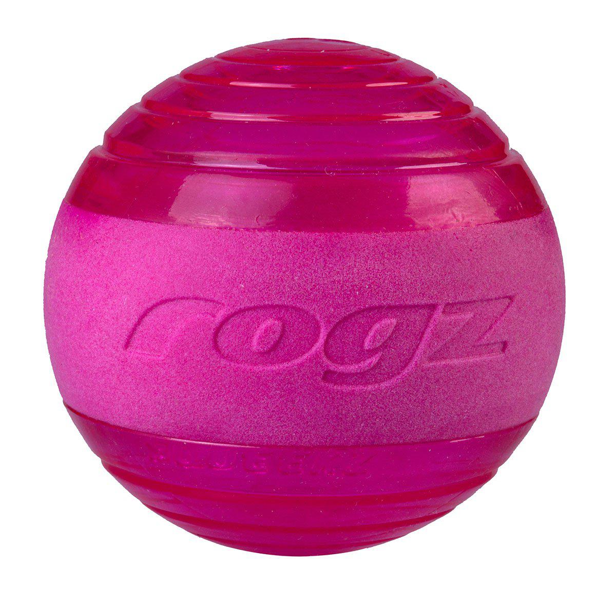 Rogz Squeekz Ball Rosa 6,4cm