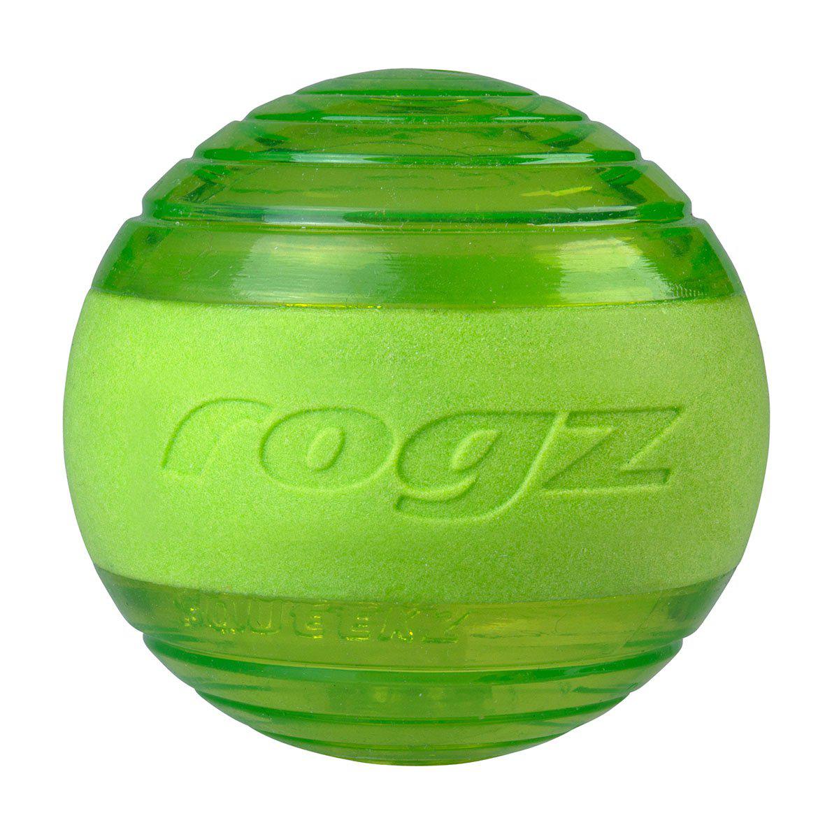 Rogz Squeekz Ball Grön 6,4cm