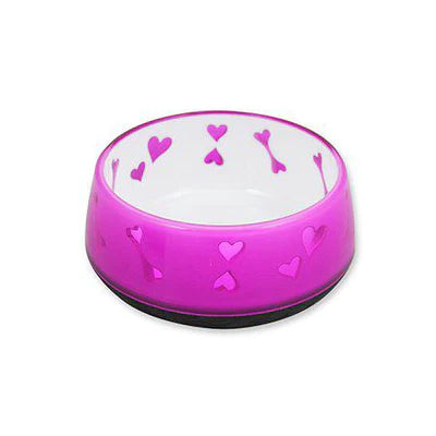 Afp Hundskål Pet Love Bowl Rosa Tungbotten