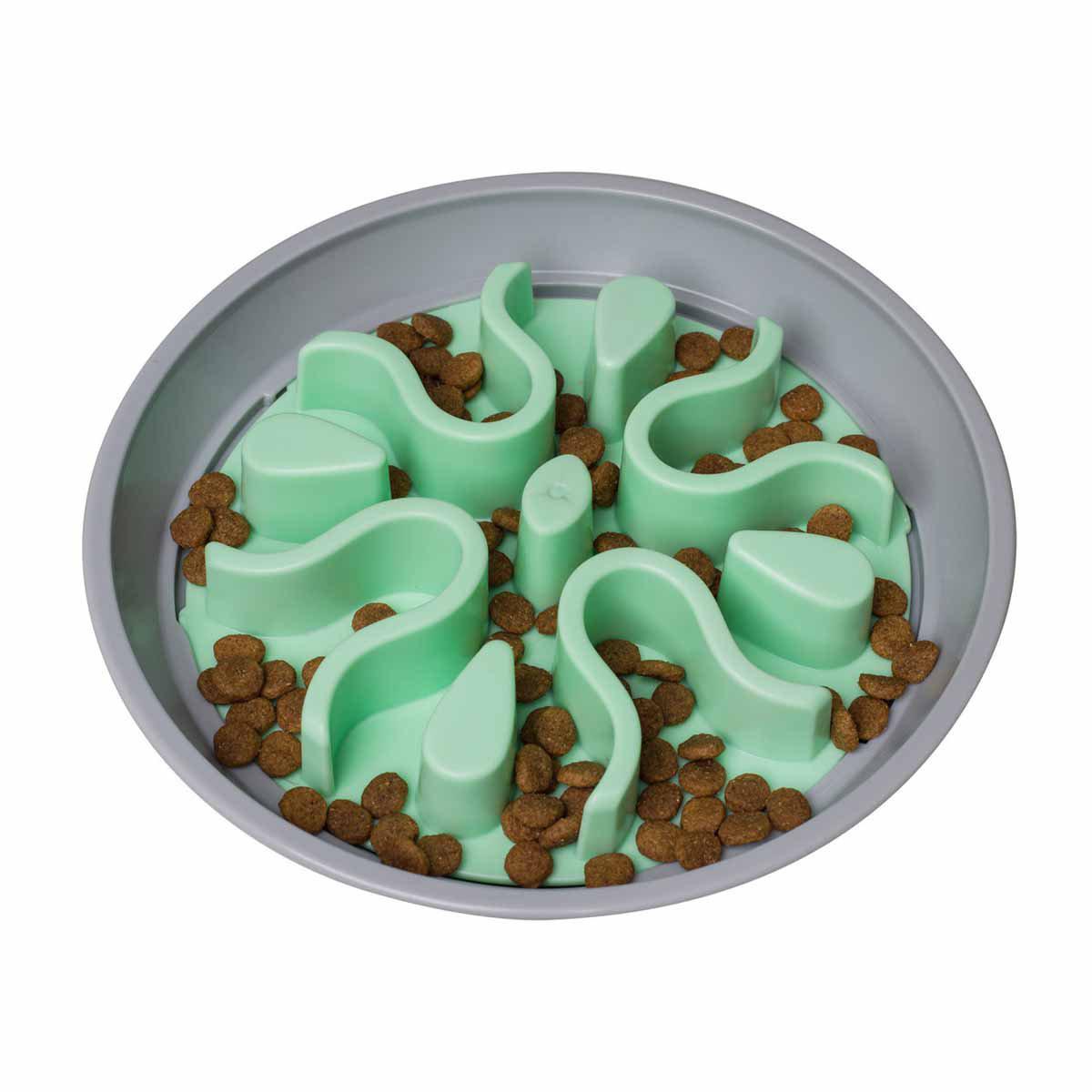 OH Fun Feeder Wobble Slo Bowl Mint 23x8cm