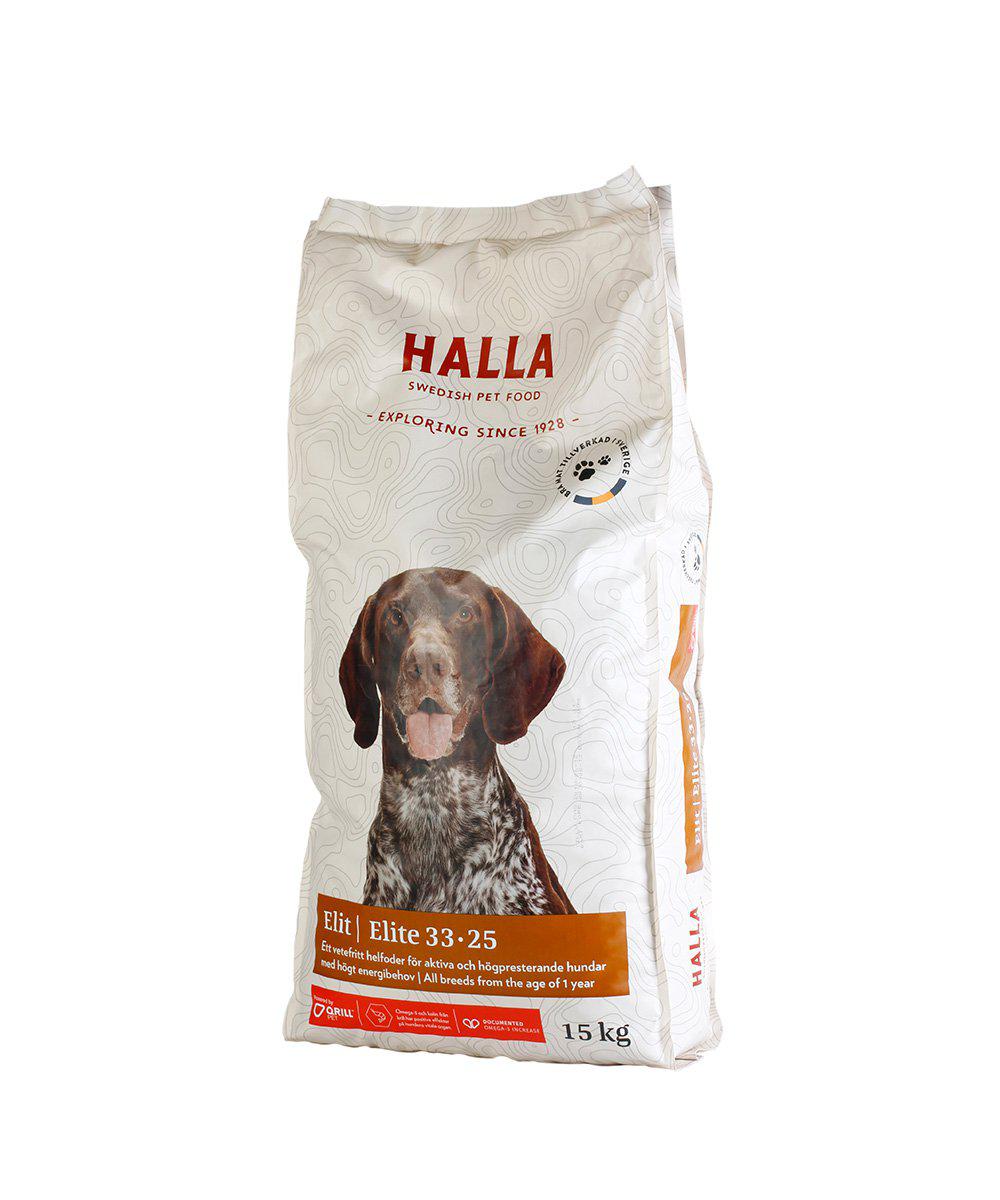 Hundfoder Halla Elit 33-25 15 kg