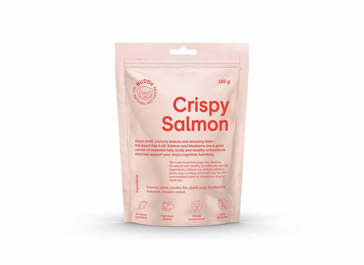 Buddy Crunchy Snacksalmon & Blueberries 150g