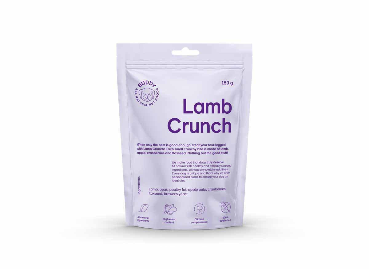 Buddy Crunchy Snacklamb & Cranberries 150g