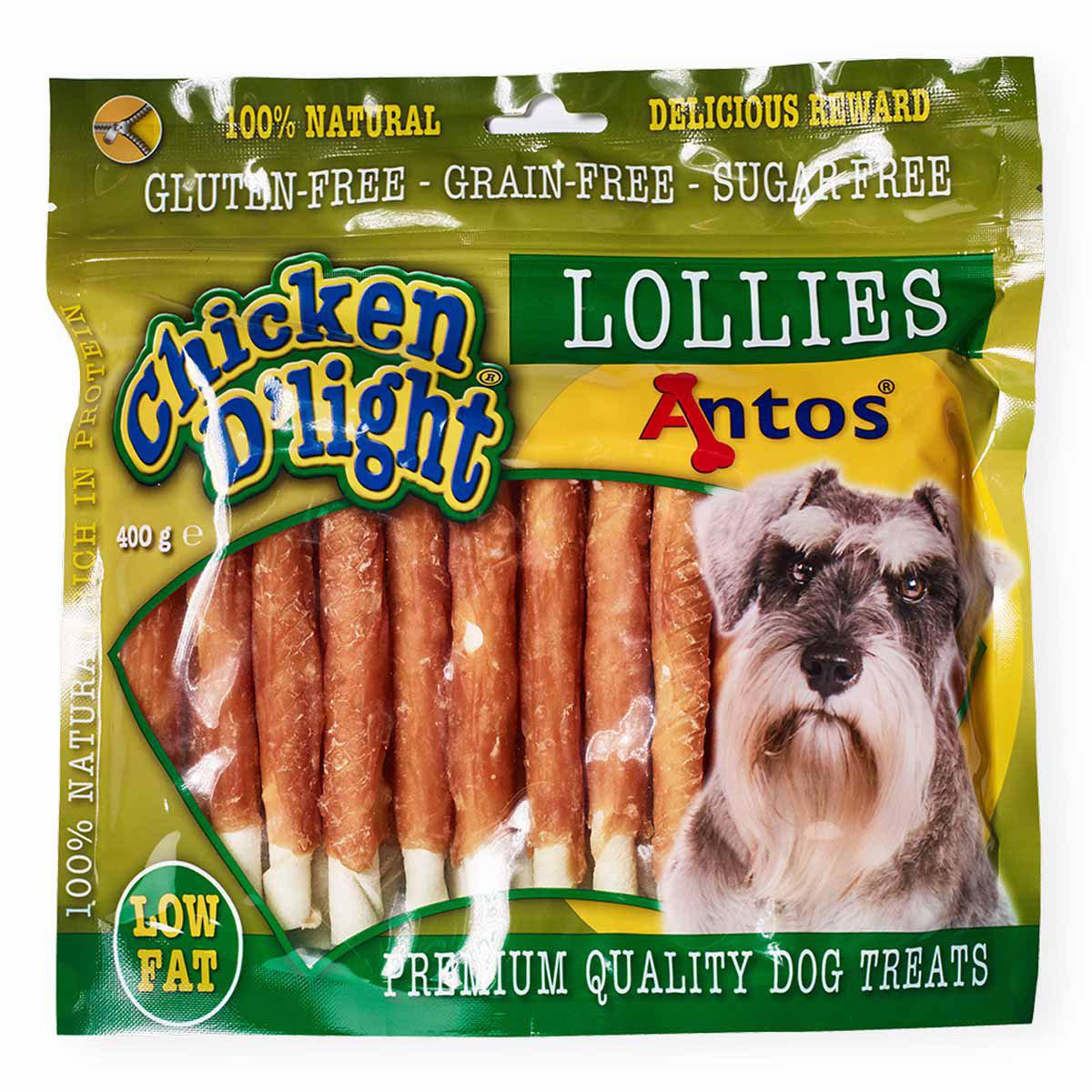 Hundsnacks Chicken D'Light Lollies 400gr