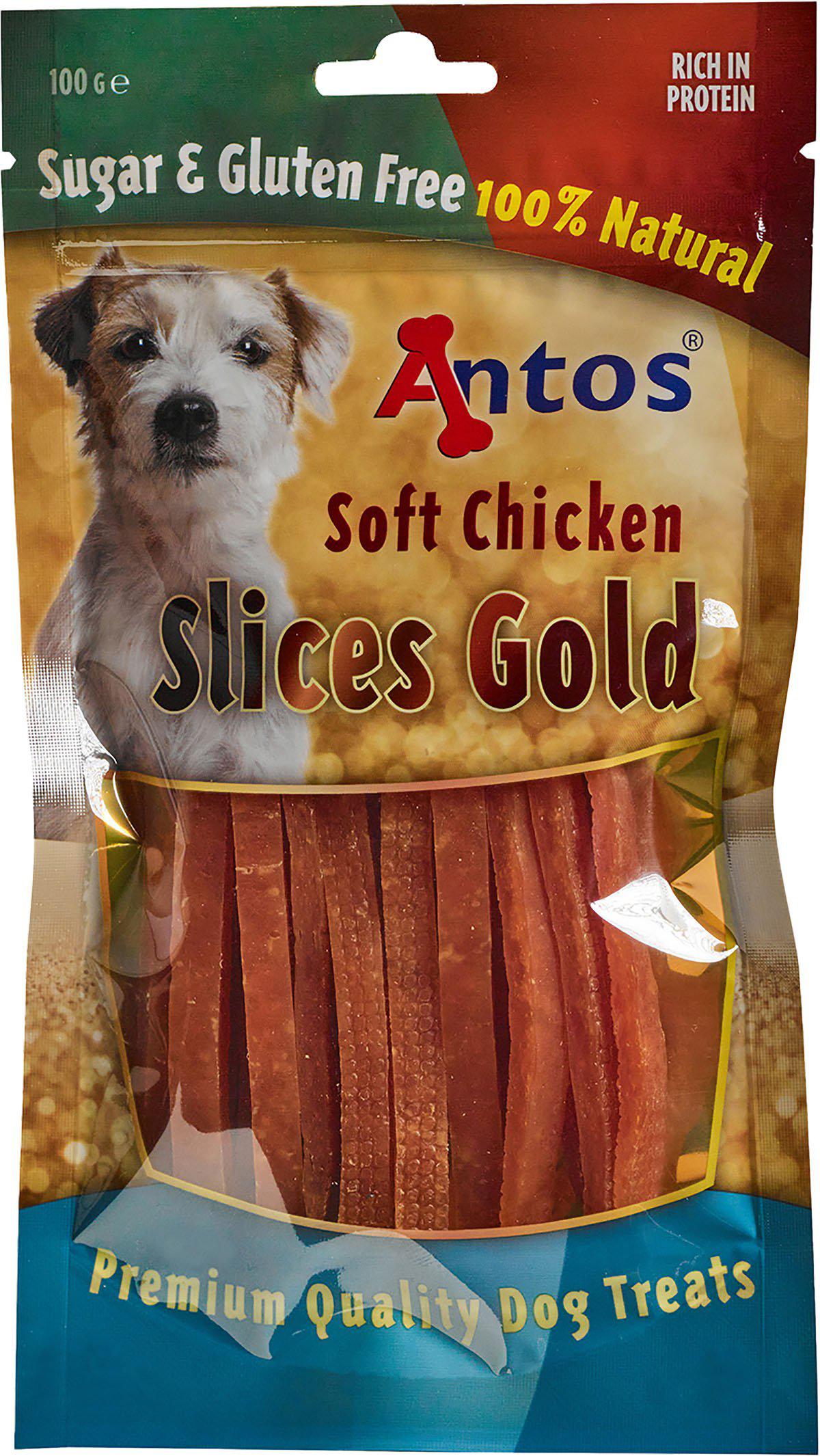 Hundsnacks Soft Chicken Slices Gold 100gr