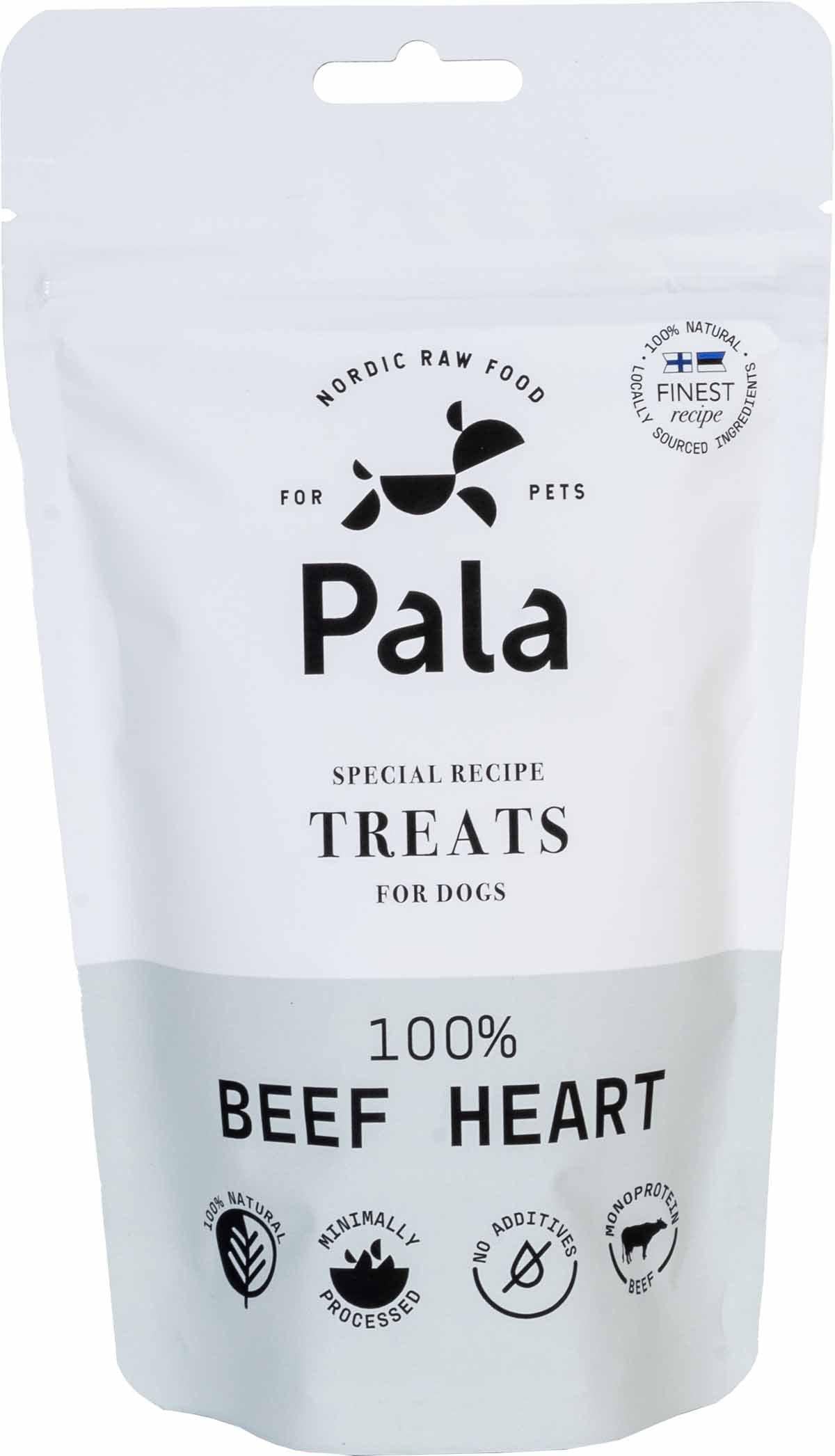 Pala Treats 100% Beef Heart 100g