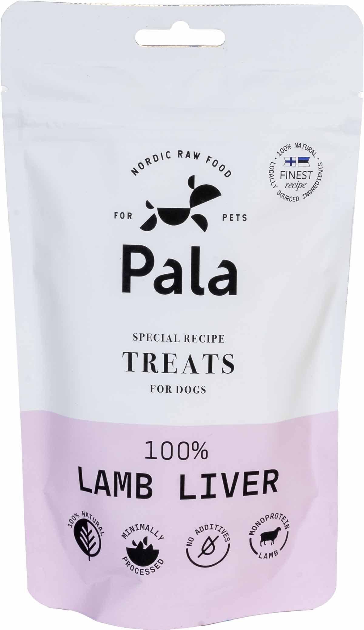 Pala Treats 100% Lamb Liver 100g