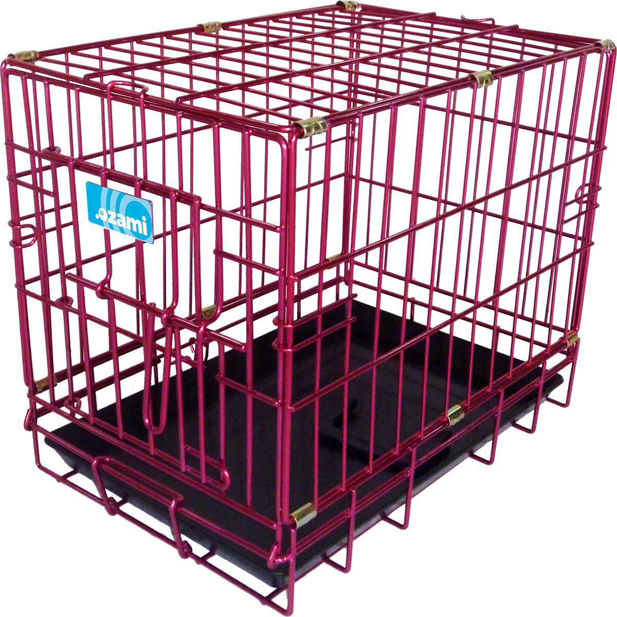 Ozami Hundtransportbur Lila Metallic (Cerise)