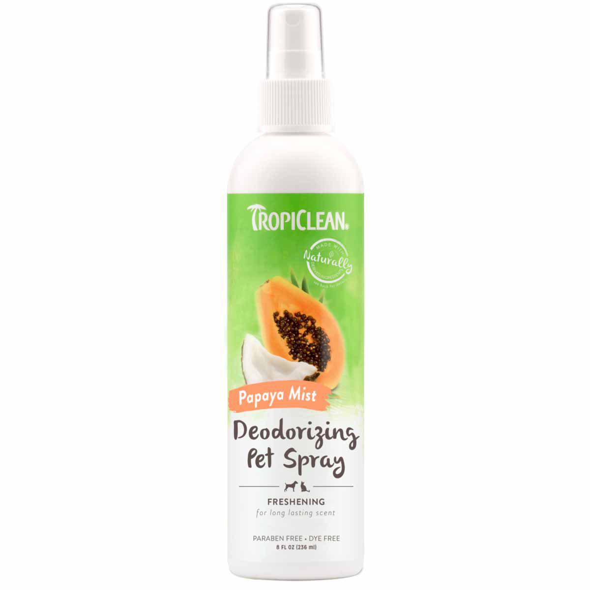 Tropiclean Papaya Mist Deodorizing Spray 236ml