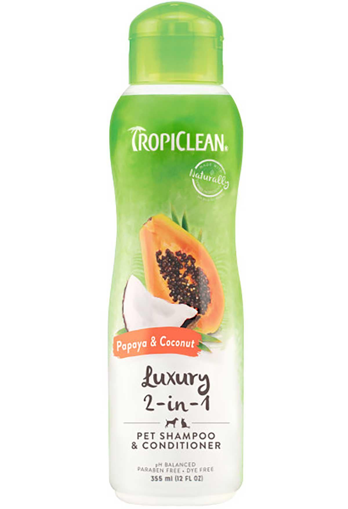 Tropiclean Papaya & Coconut Shampoo 355ml