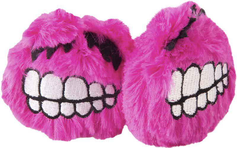 Rogz Plush Fluffy Grinz 2-Pack Rosa