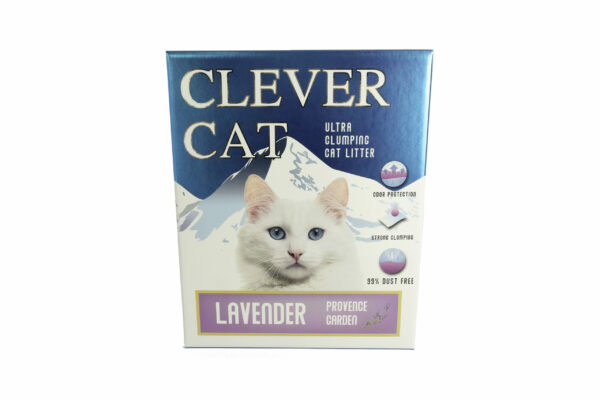 Clever Cat Kattsand Lavendel 10L